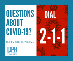 covid19 questions dial 211